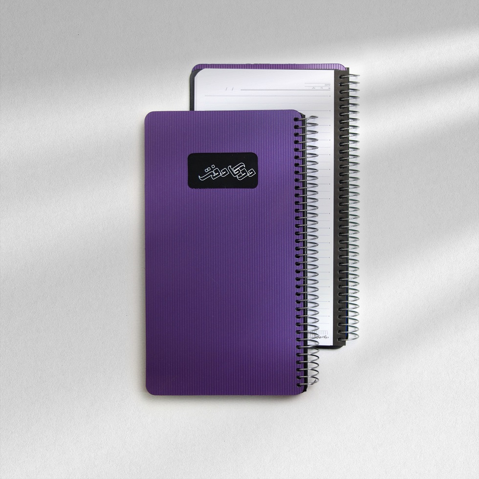 یادداشت 100 سیمی طلقی متالیک 5/ 1 پنجره ای