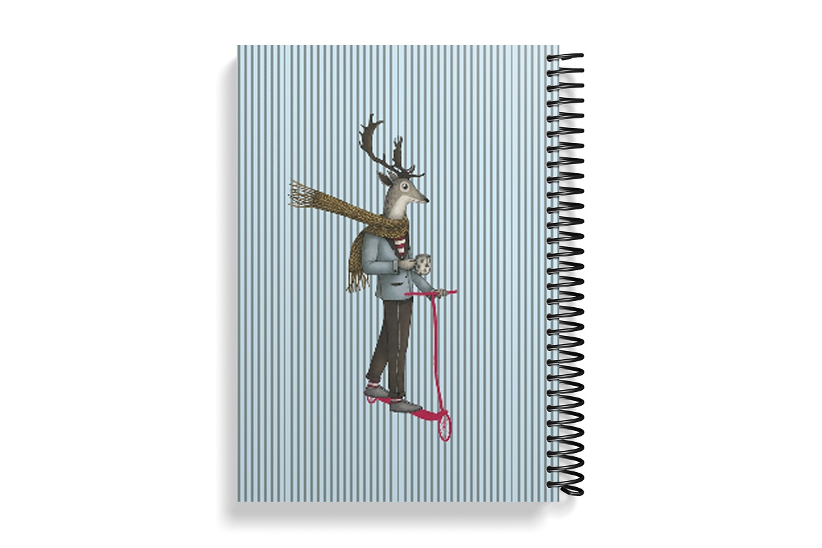 دفتر یاداشت سیمی 10 / 1 مجلد