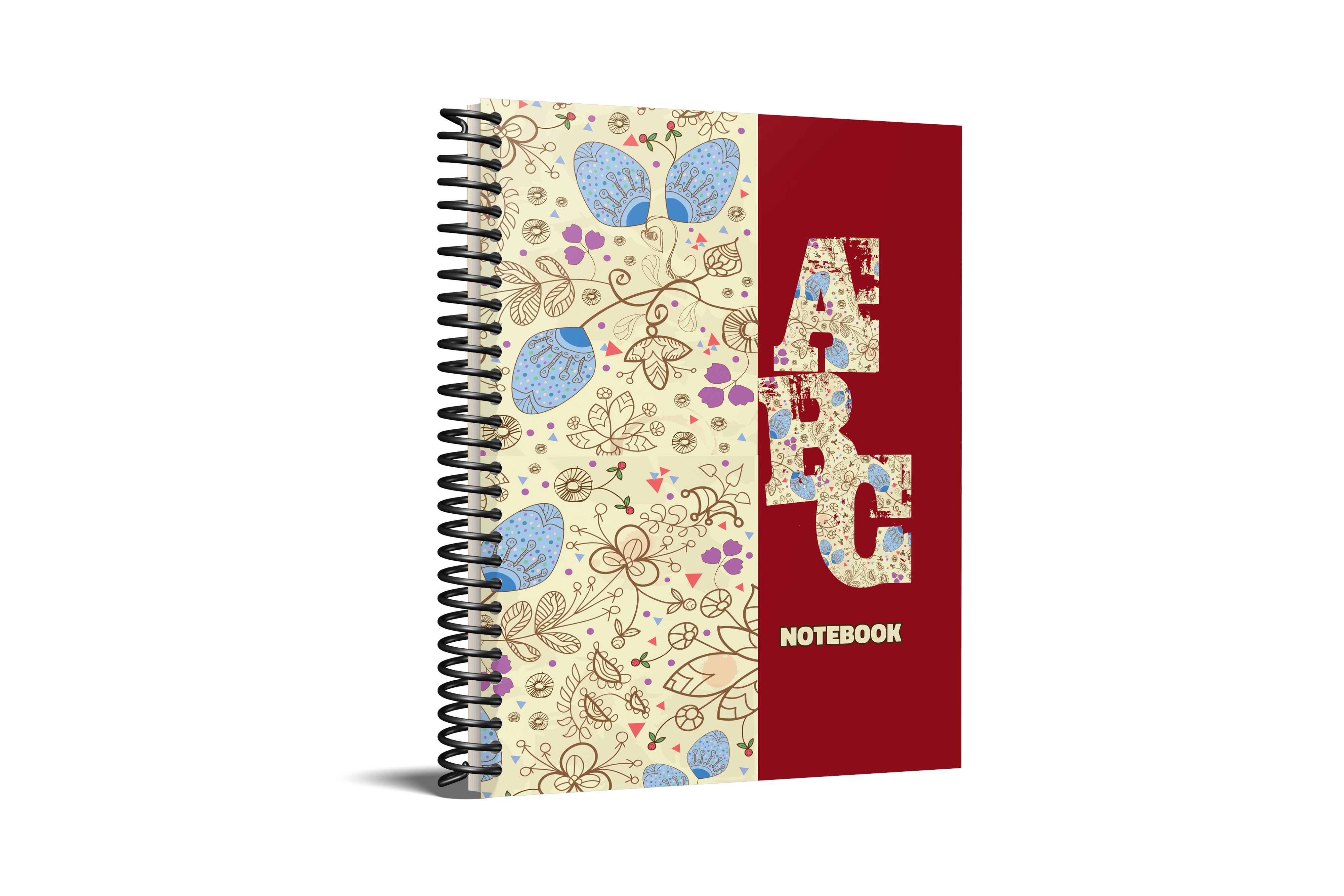 وزیری 50 برگ مجلد دو خط