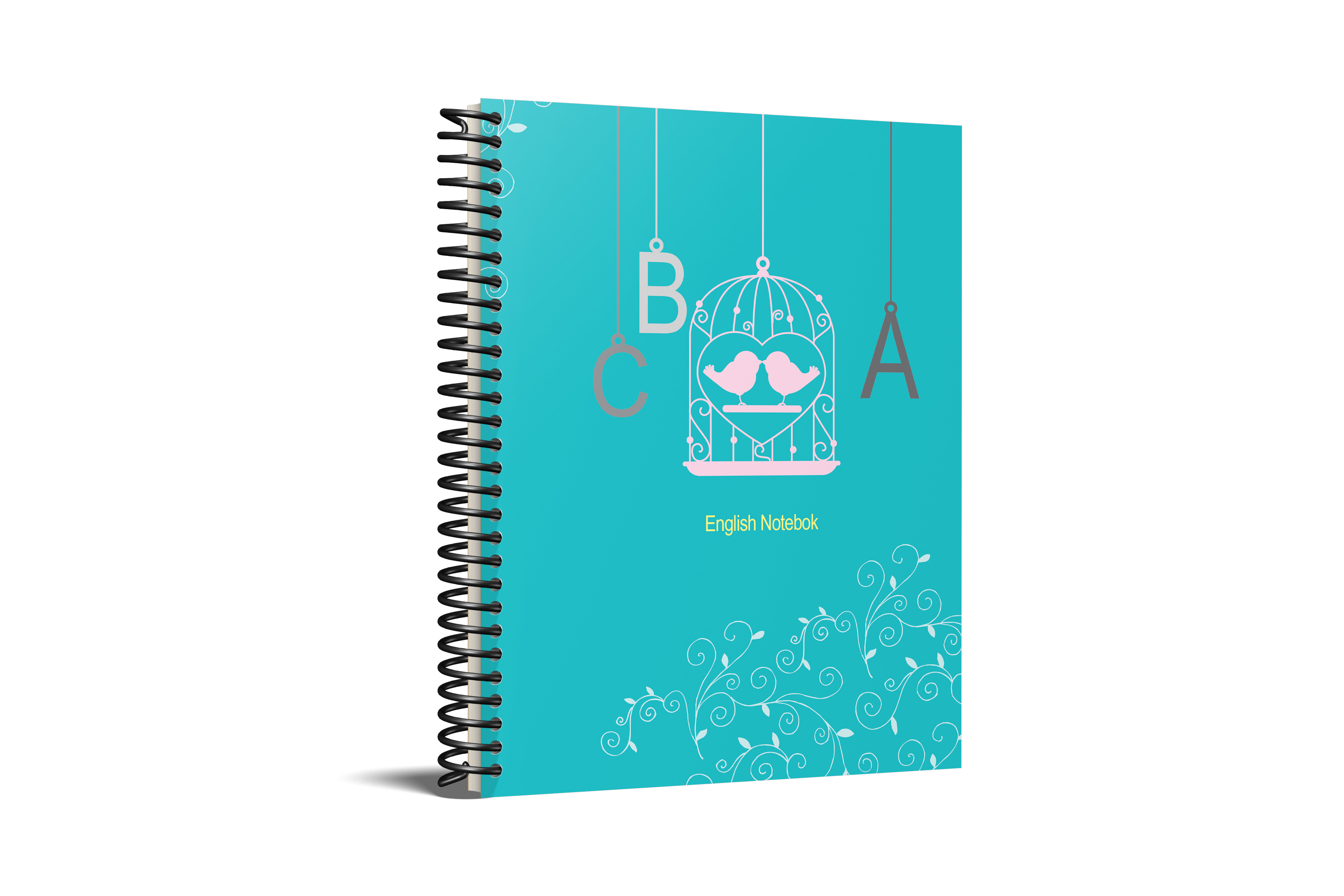 وزیری 50 برگ سیمی کلاسیک سه خط